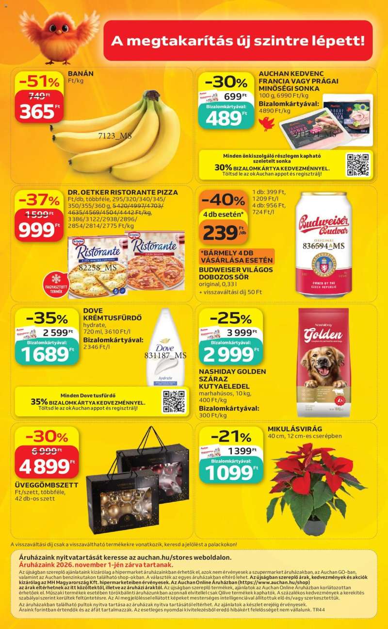 Auchan Auchan akciós újság 44 oldal