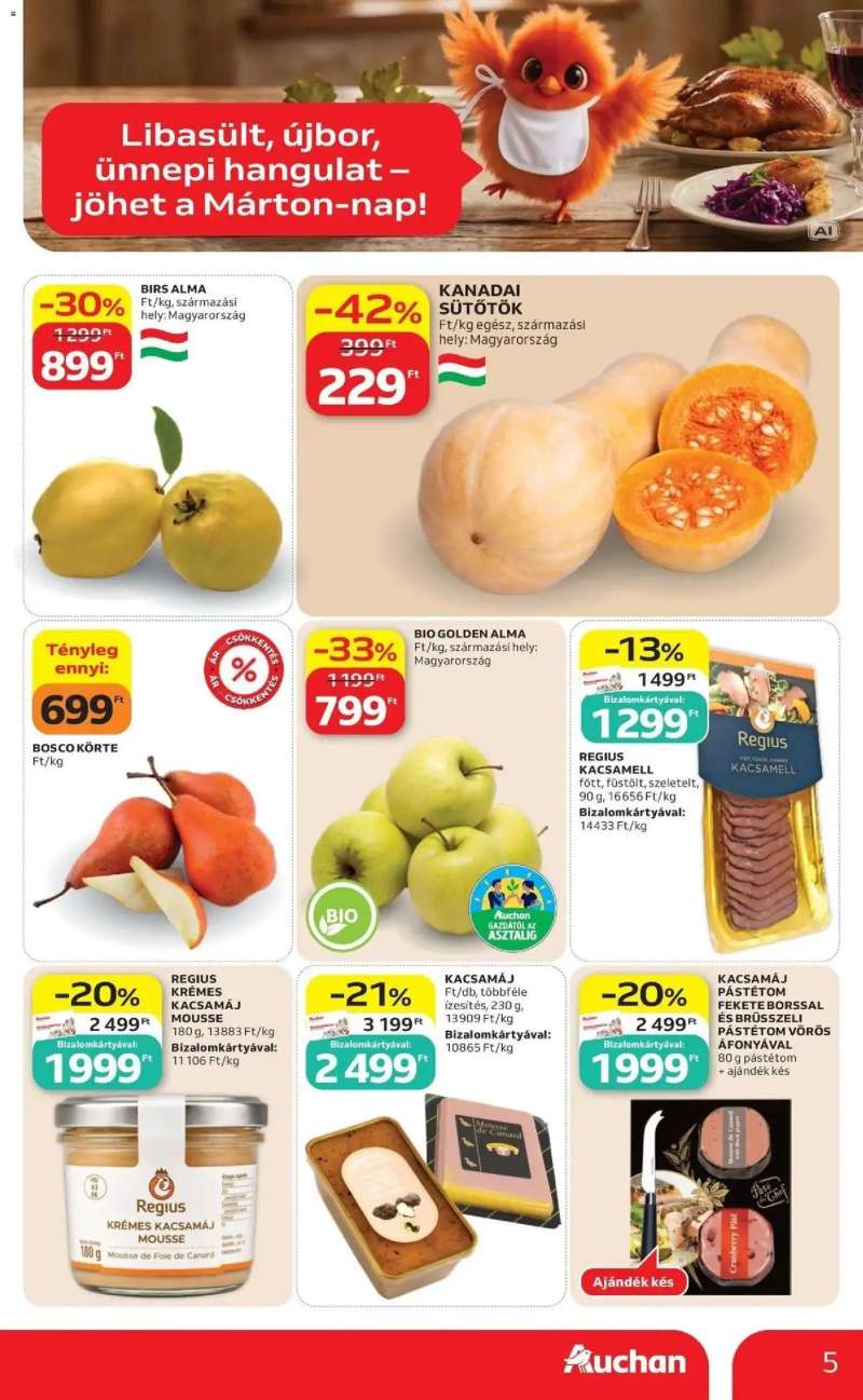 Auchan Auchan akciós újság 5 oldal
