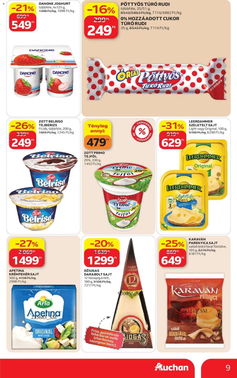 Auchan Auchan akciós újság 9 oldal