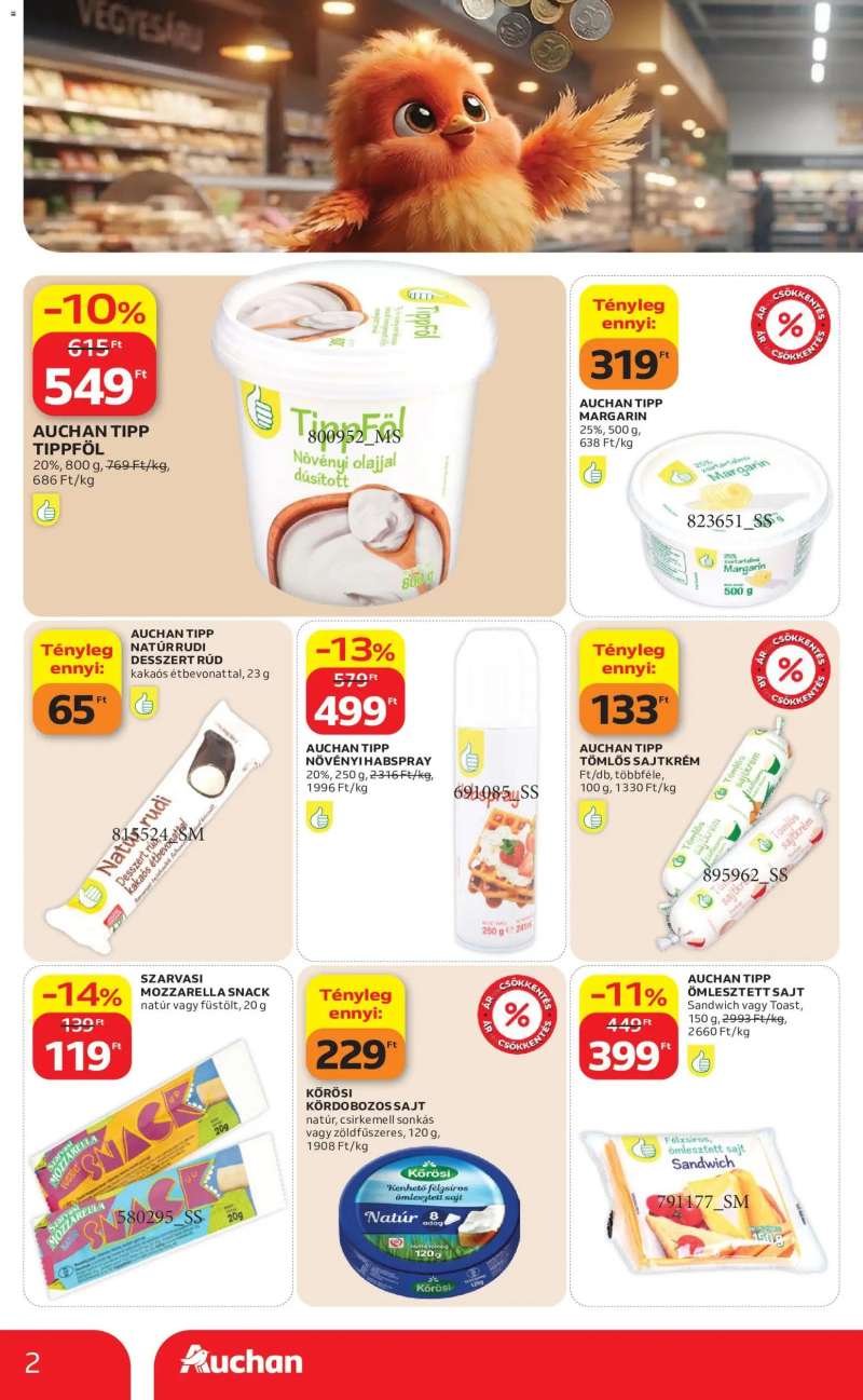 Auchan Auchan Filléres ajánlatok 2 oldal
