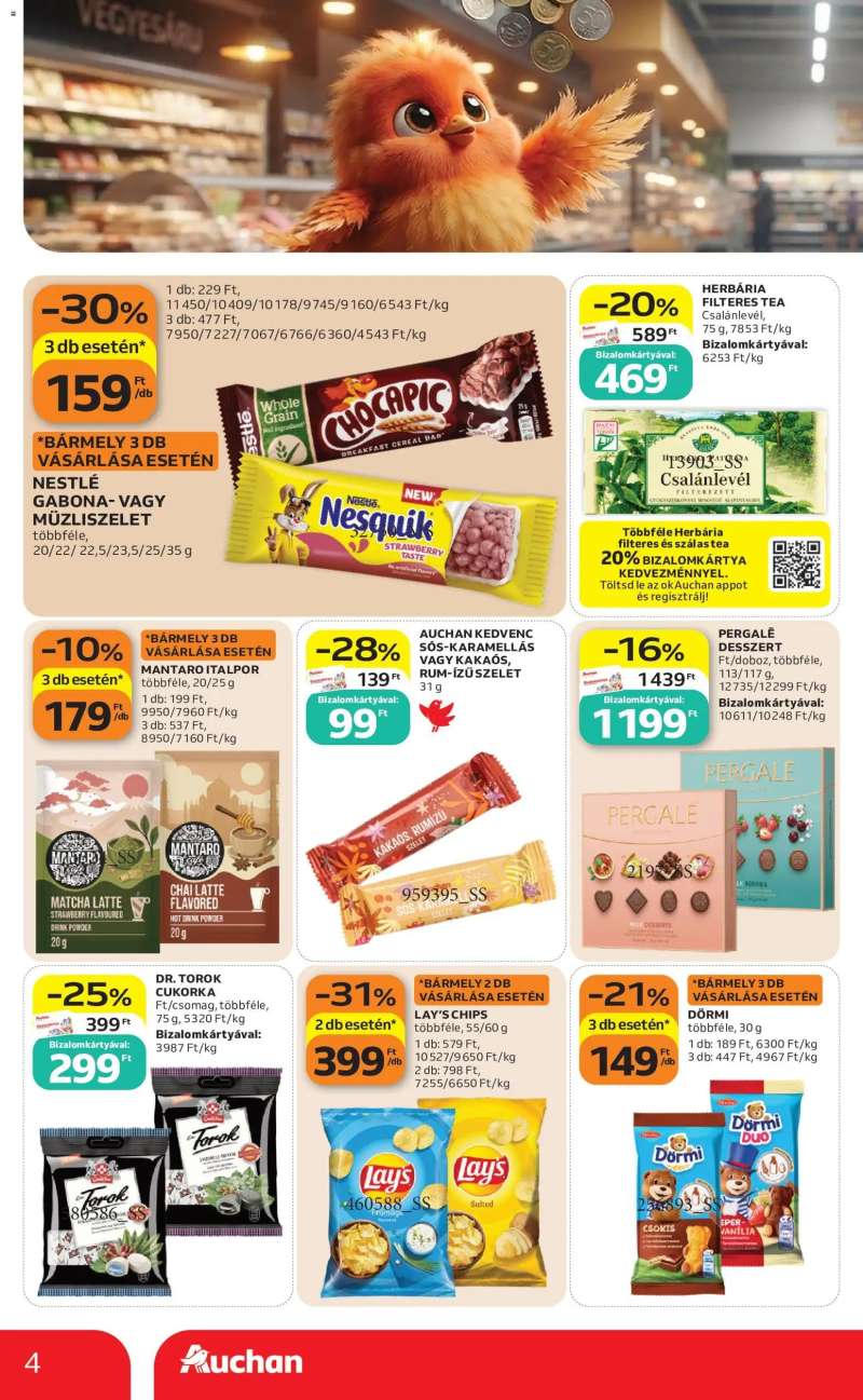 Auchan Auchan Filléres ajánlatok 4 oldal