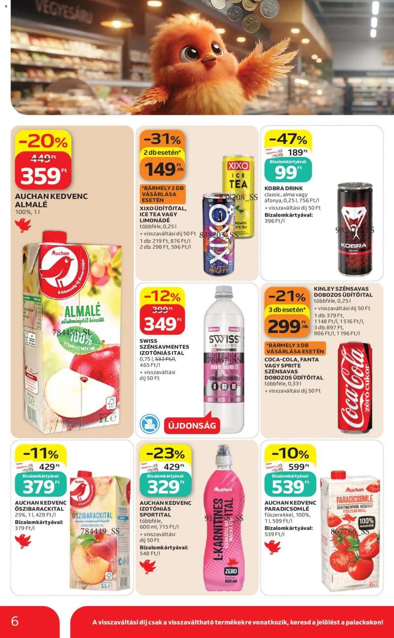 Auchan Auchan Filléres ajánlatok 6 oldal