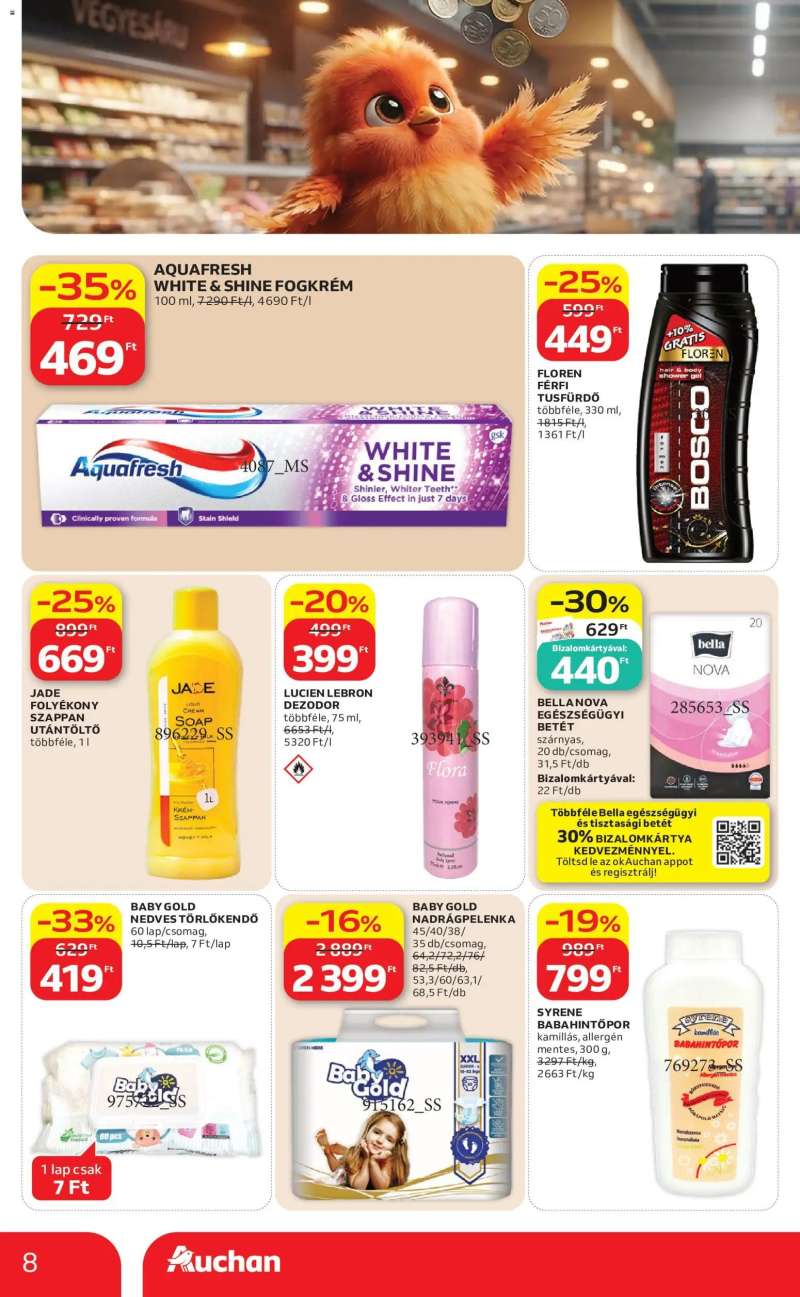 Auchan Auchan Filléres ajánlatok 8 oldal