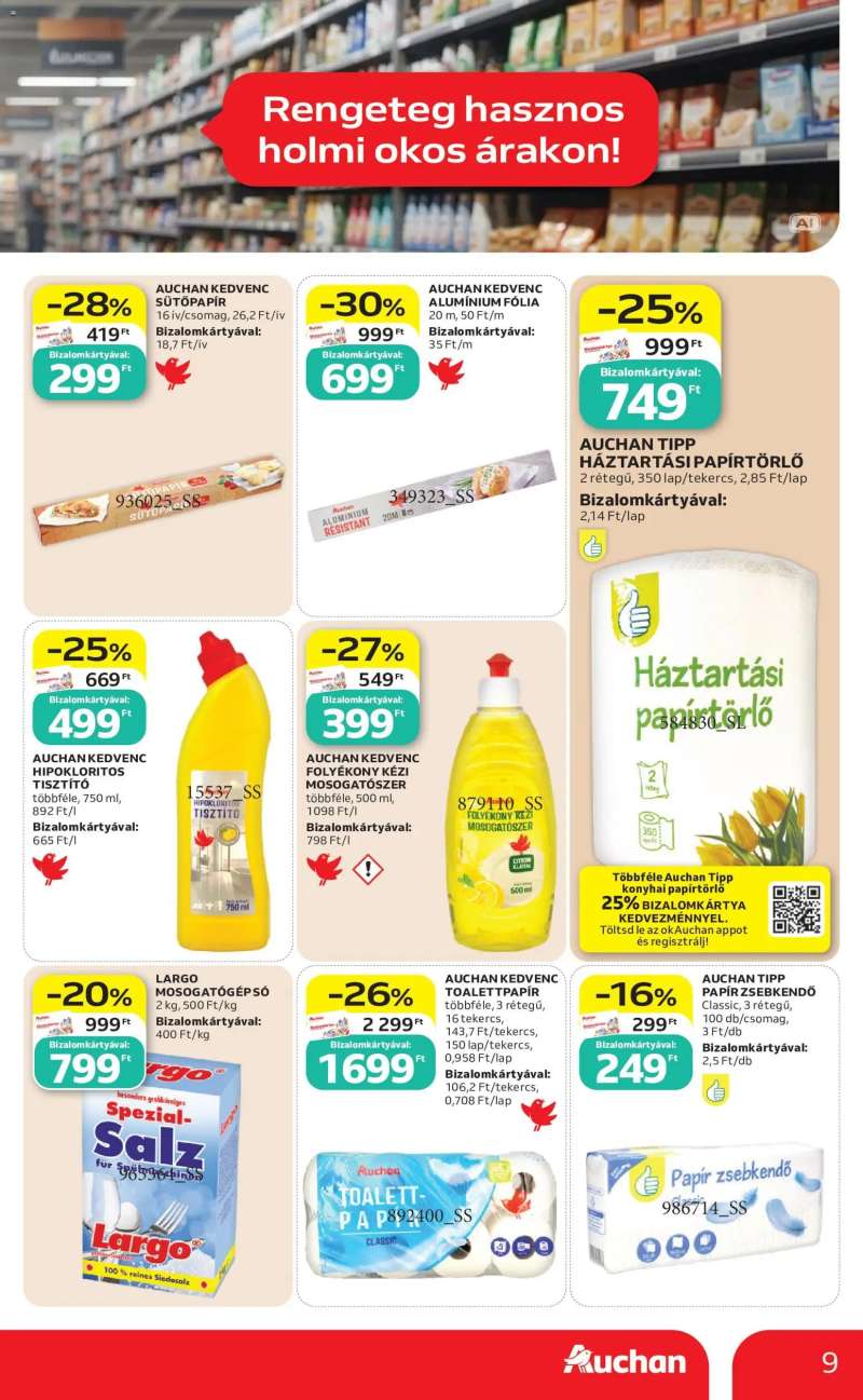 Auchan Auchan Filléres ajánlatok 9 oldal