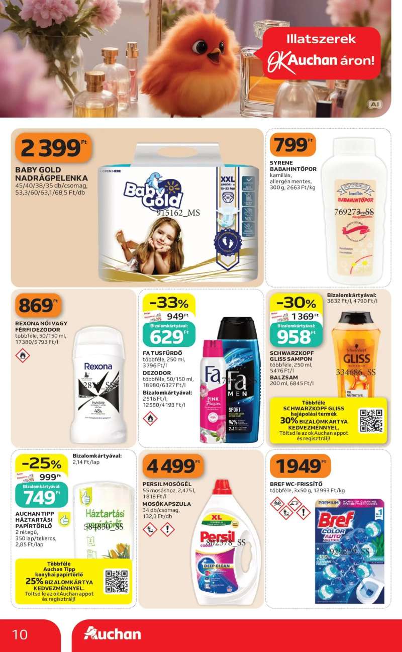 Auchan Auchan Szupermarket akciós újság 10 oldal
