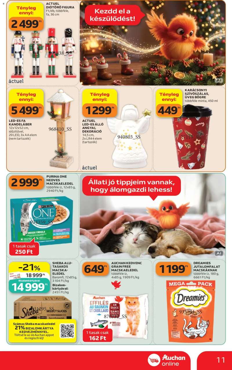 Auchan Auchan Szupermarket akciós újság 11 oldal