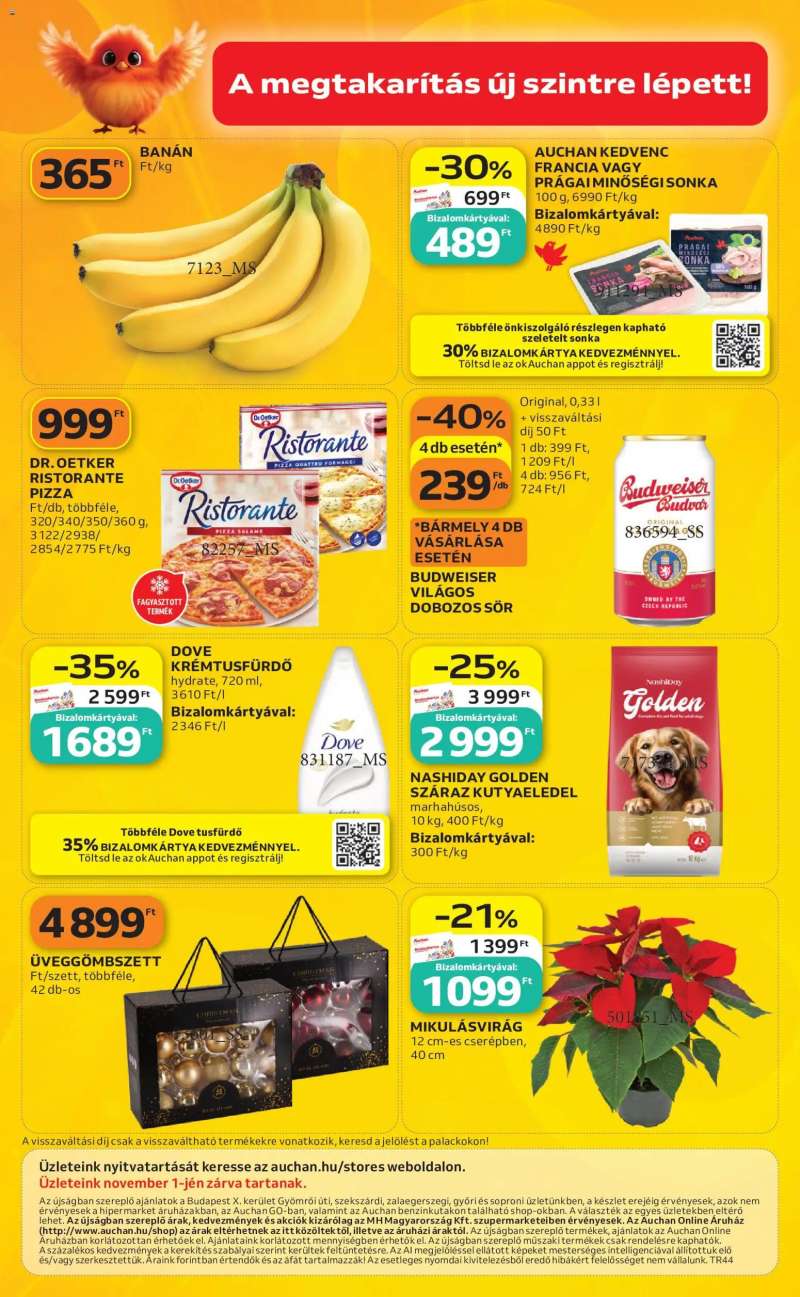 Auchan Auchan Szupermarket akciós újság 12 oldal