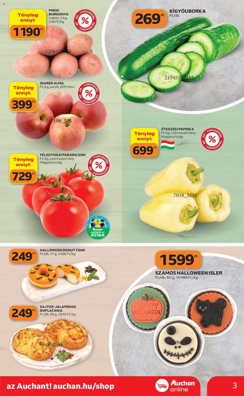 Auchan Auchan Szupermarket akciós újság 3 oldal