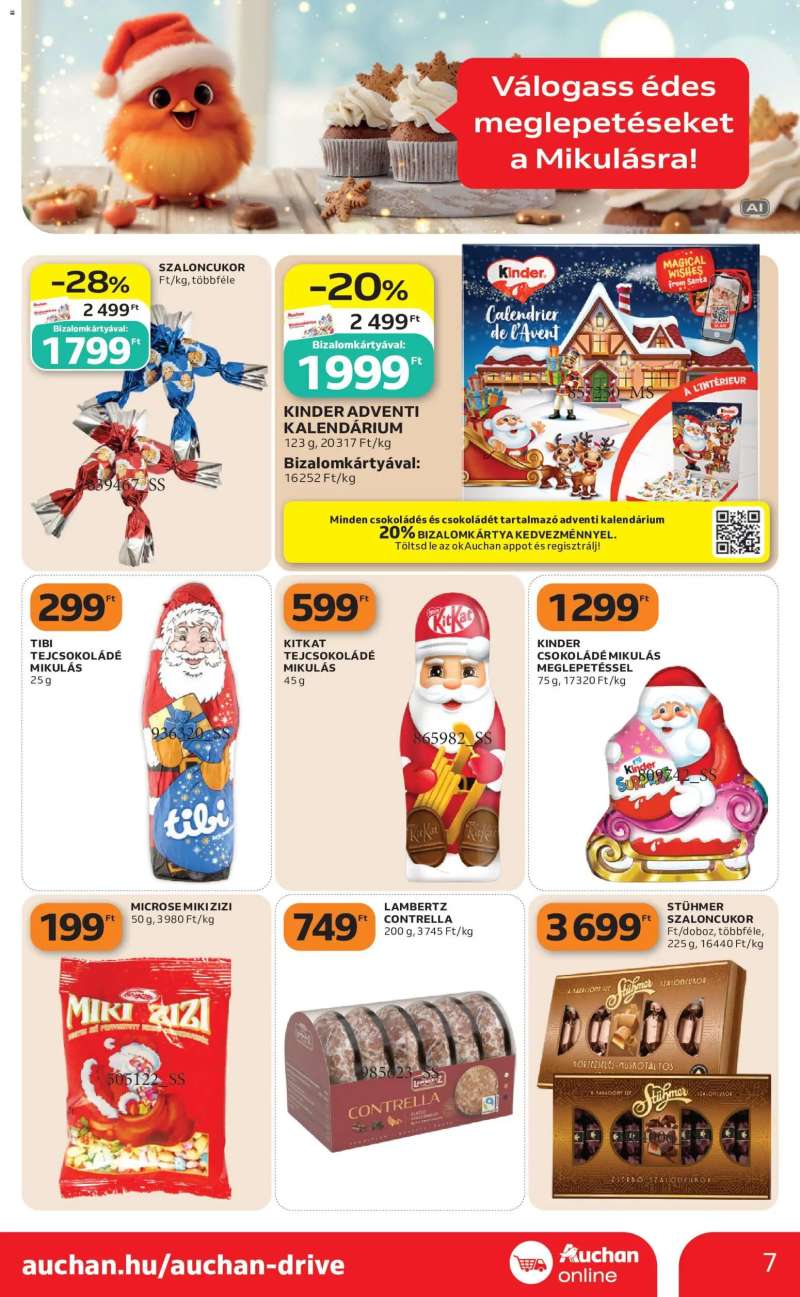 Auchan Auchan Szupermarket akciós újság 7 oldal