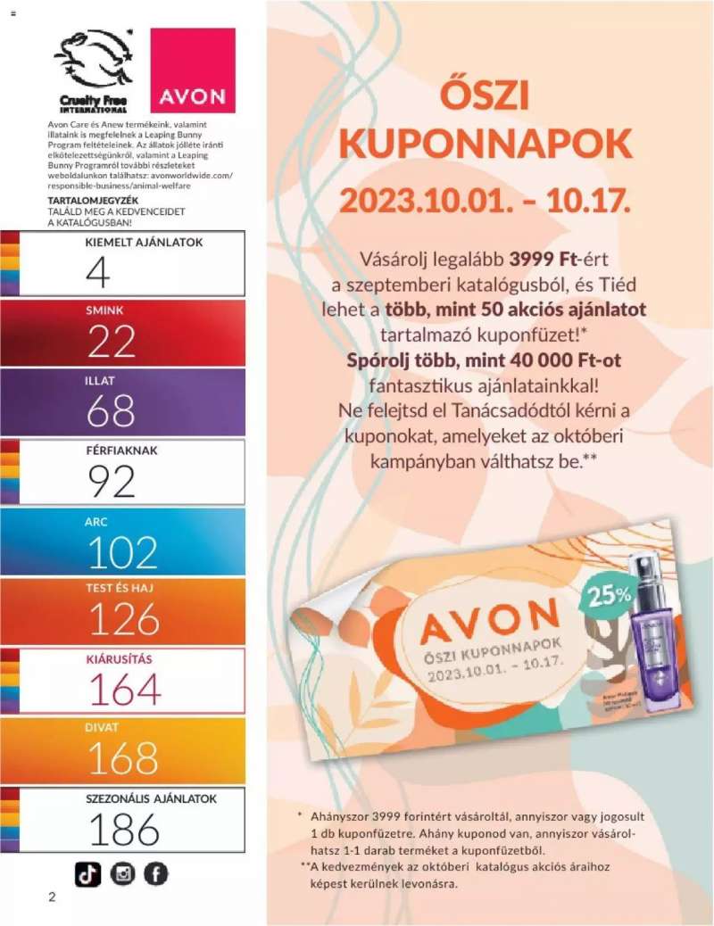 Avon AVON online katalógus 2023 Szeptember 4 oldal