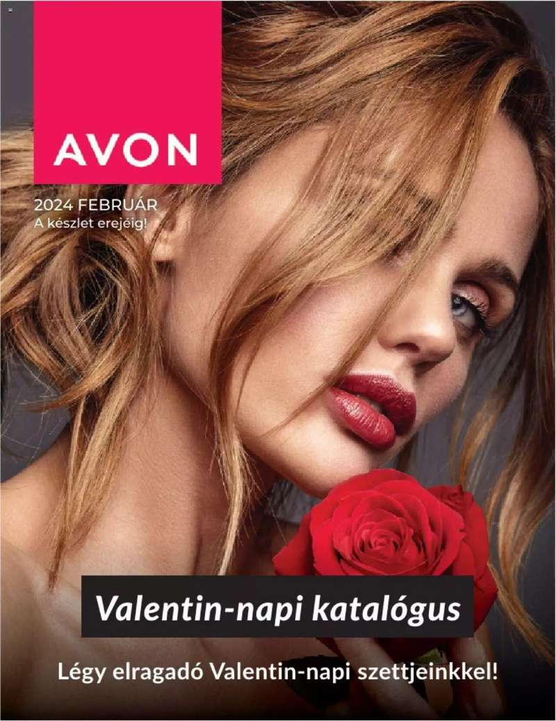 Avon Valentin-napi katalógus 1 oldal