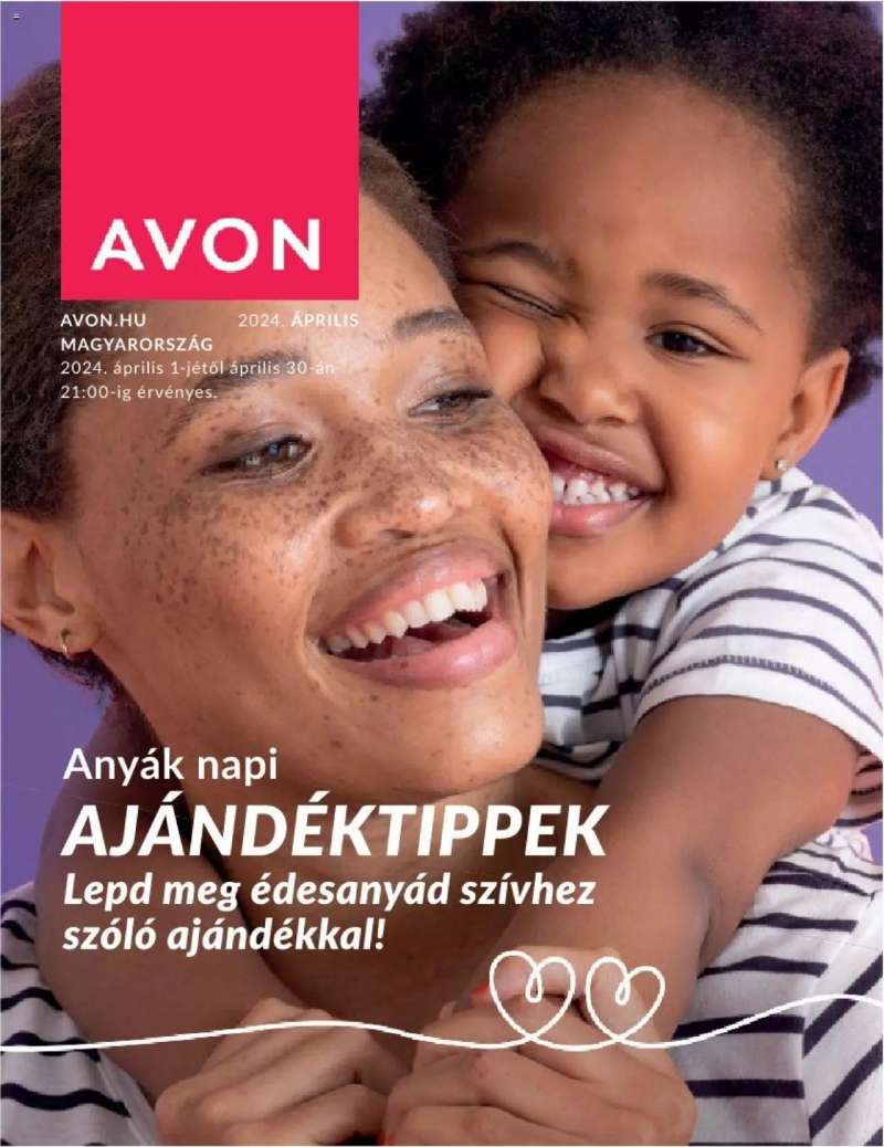 Avon Anyák napi katalógus AVON 1 oldal