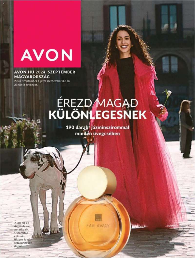 Avon Szeptemberi katalógus 1 oldal