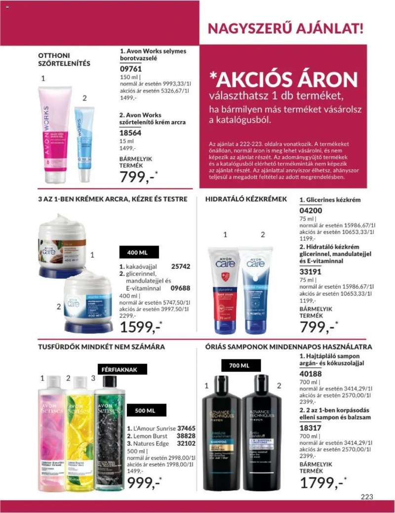 Avon AVON online katalógus 2024 Október 223 oldal