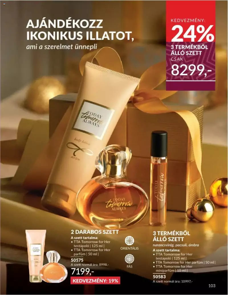 Avon Novemberi katalógus 103 oldal