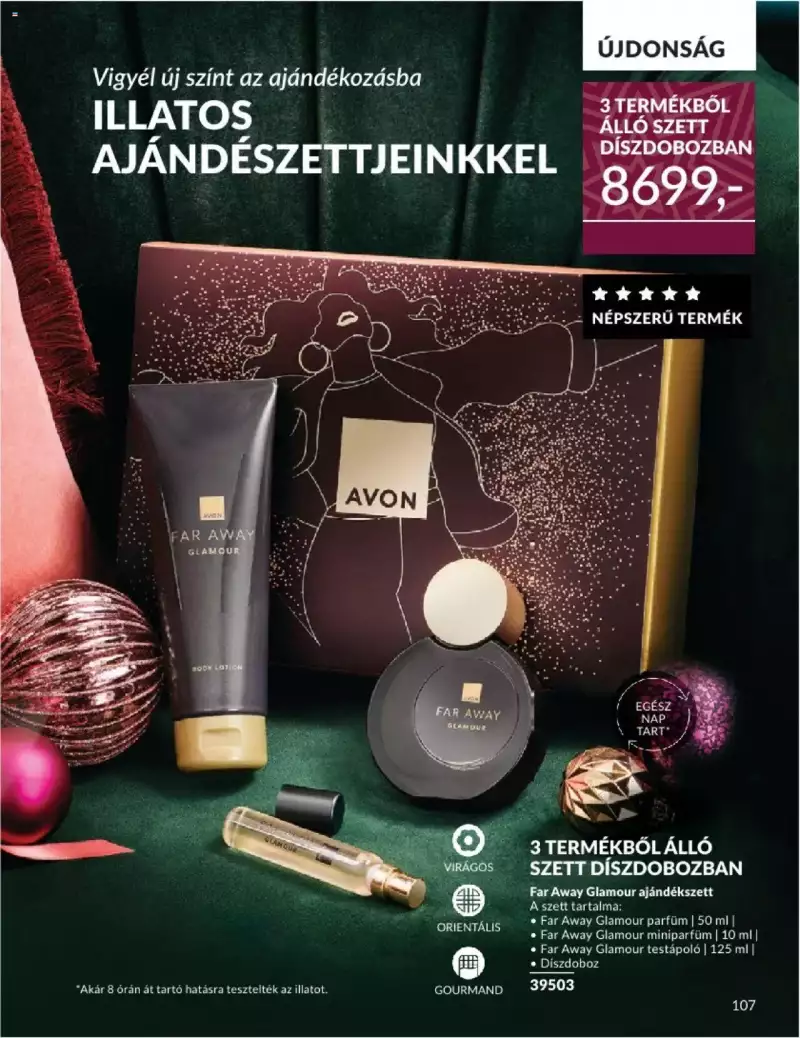 Avon Novemberi katalógus 107 oldal