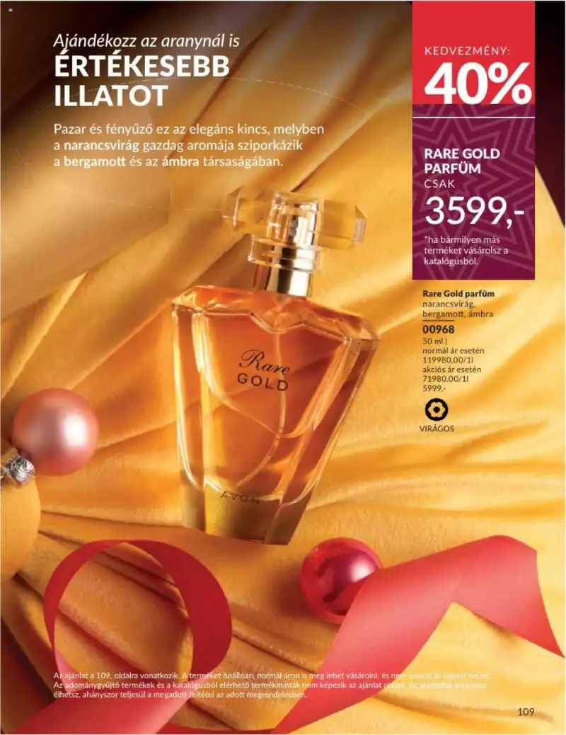 Avon Novemberi katalógus 109 oldal