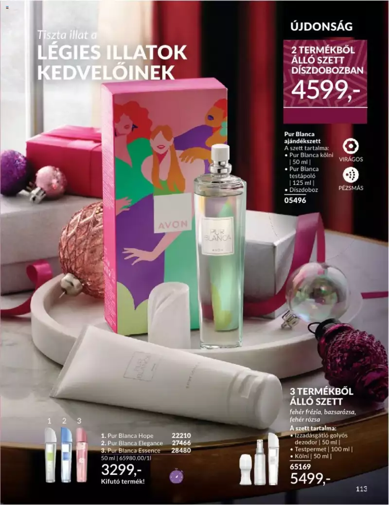 Avon Novemberi katalógus 113 oldal