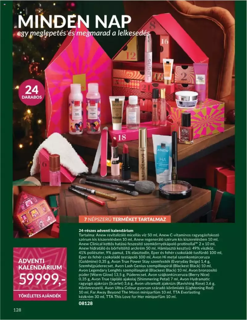 Avon Novemberi katalógus 128 oldal