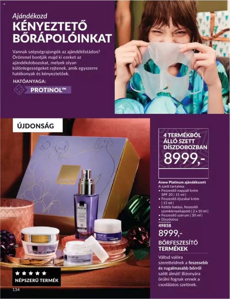 Avon Novemberi katalógus 134 oldal