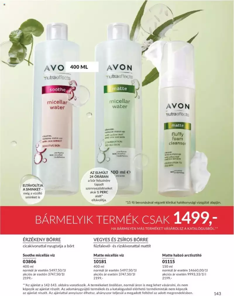 Avon Novemberi katalógus 143 oldal