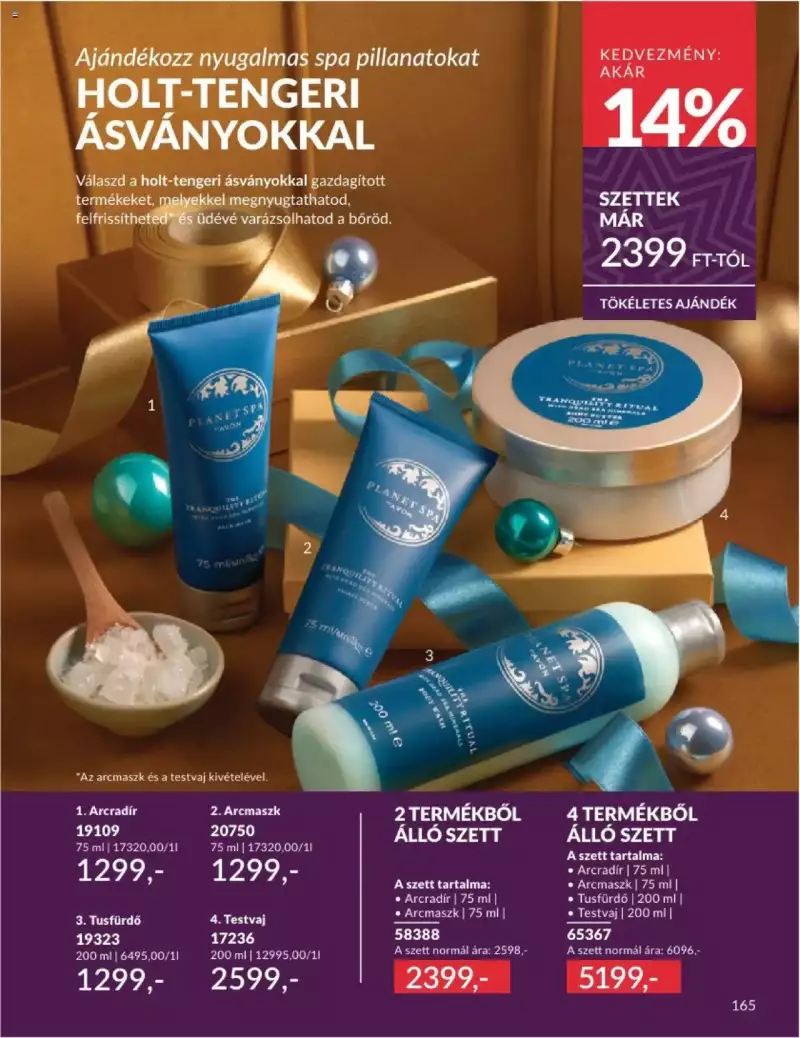 Avon Novemberi katalógus 165 oldal