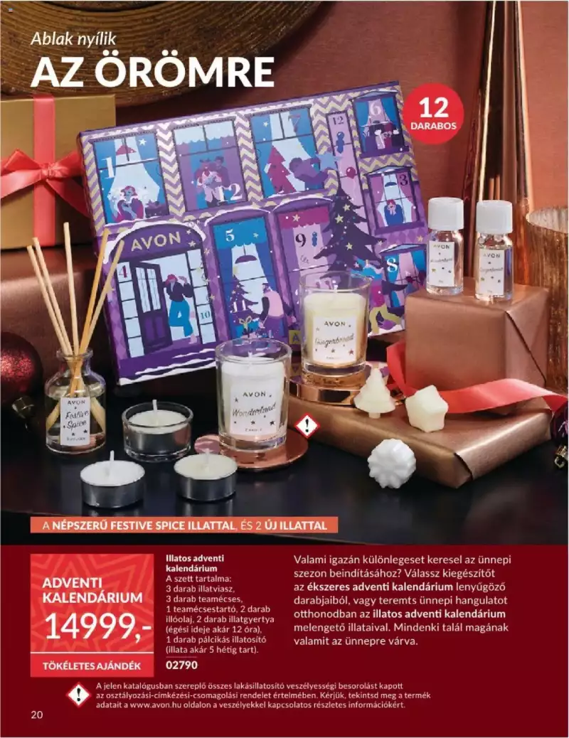 Avon Novemberi katalógus 20 oldal