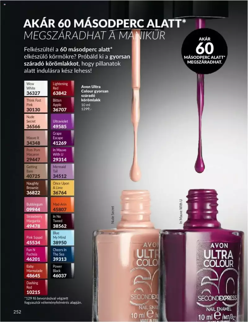 Avon Novemberi katalógus 252 oldal