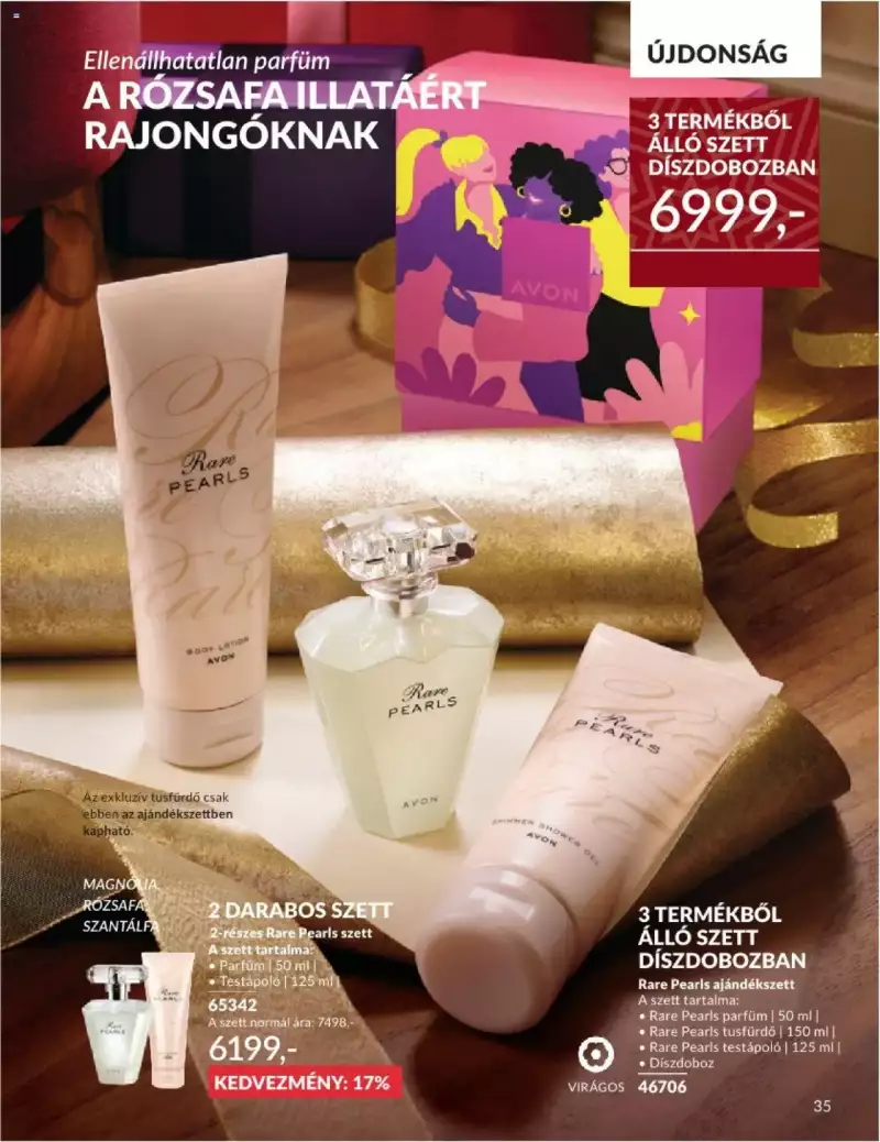 Avon Novemberi katalógus 35 oldal