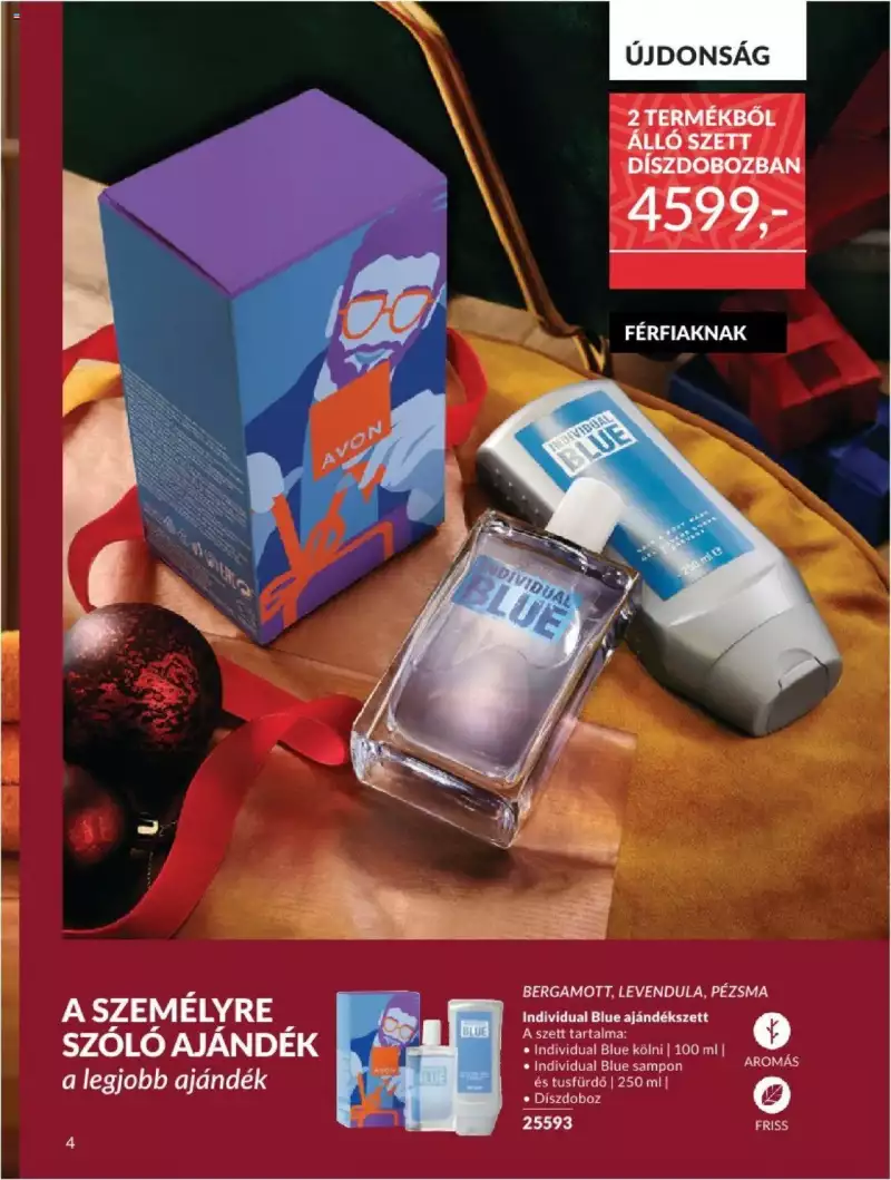 Avon Novemberi katalógus 4 oldal