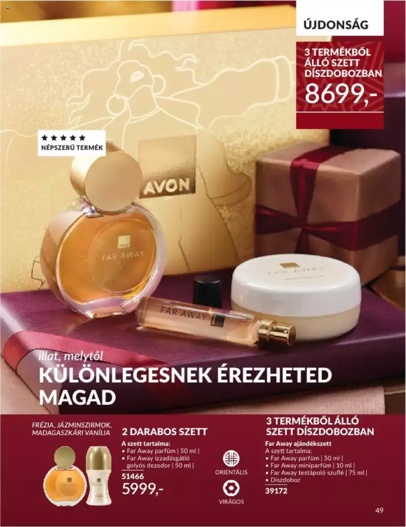 Avon Novemberi katalógus 49 oldal