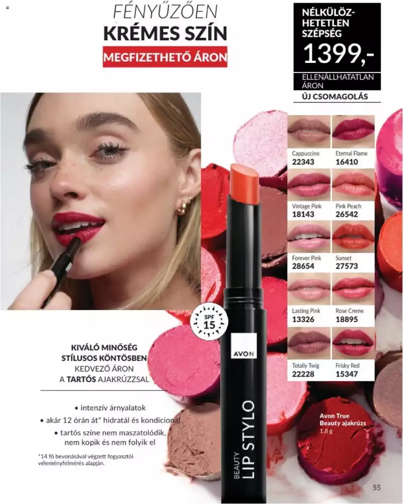 Avon Novemberi katalógus 55 oldal