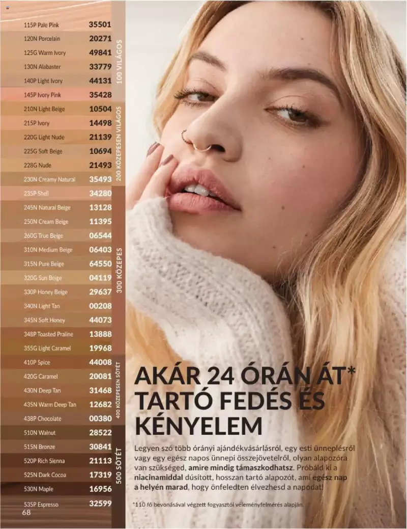 Avon Novemberi katalógus 68 oldal