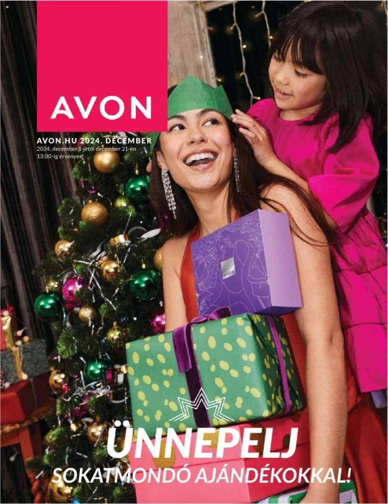 Avon Decemberi katalógus 1 oldal