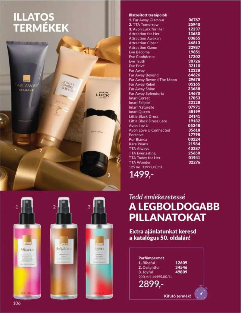 Avon Decemberi katalógus 100 oldal