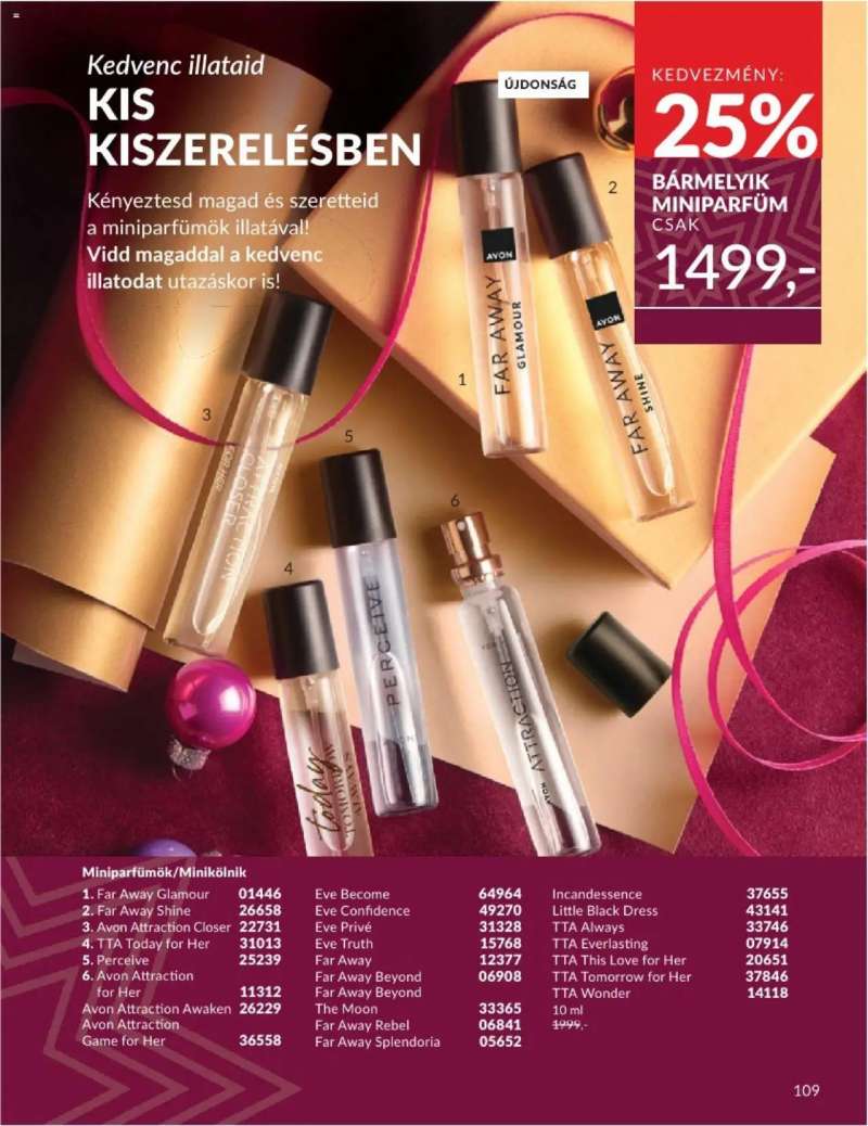 Avon Decemberi katalógus 102 oldal