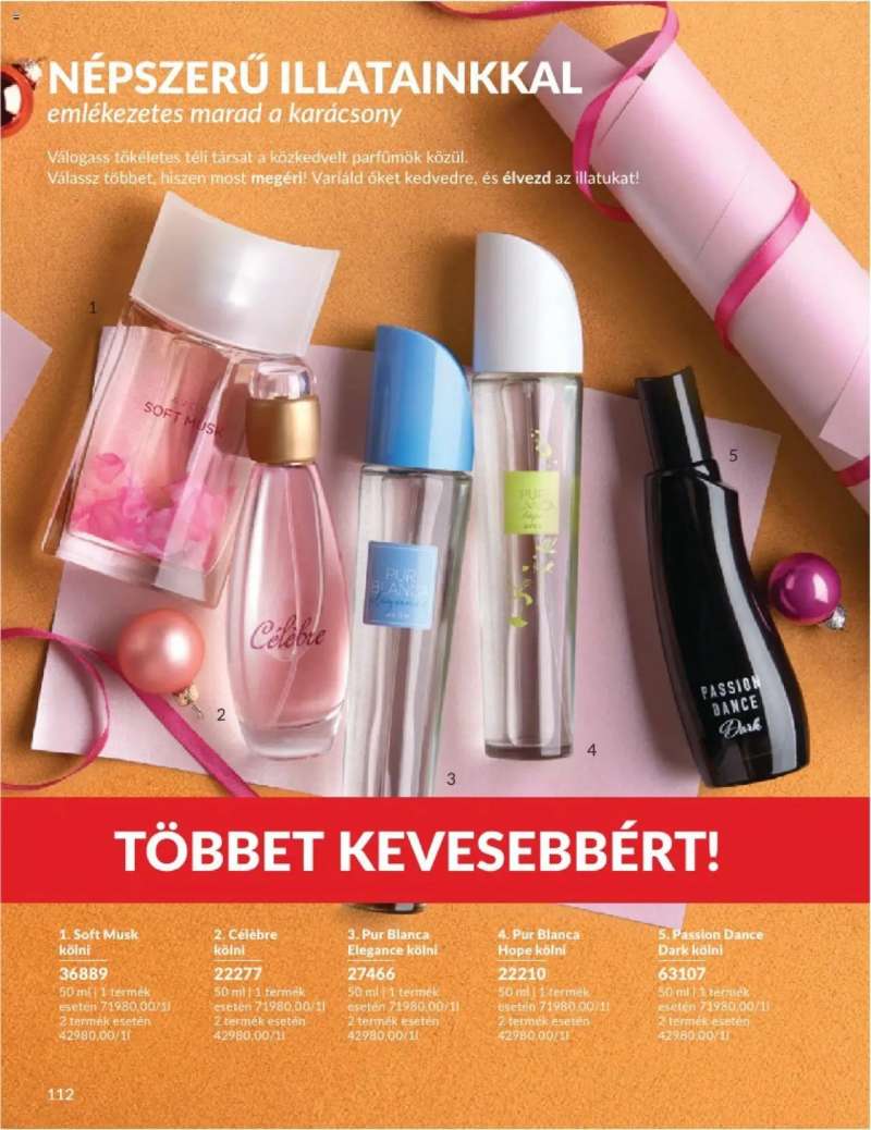 Avon Decemberi katalógus 105 oldal