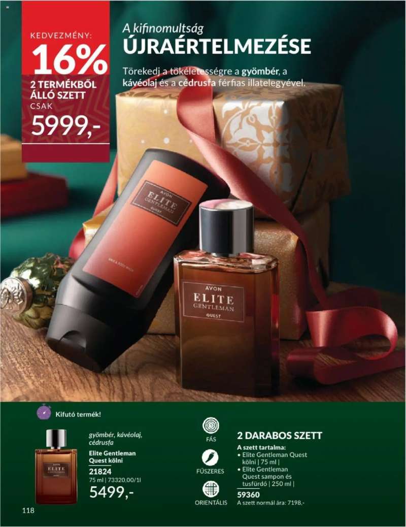 Avon Decemberi katalógus 110 oldal