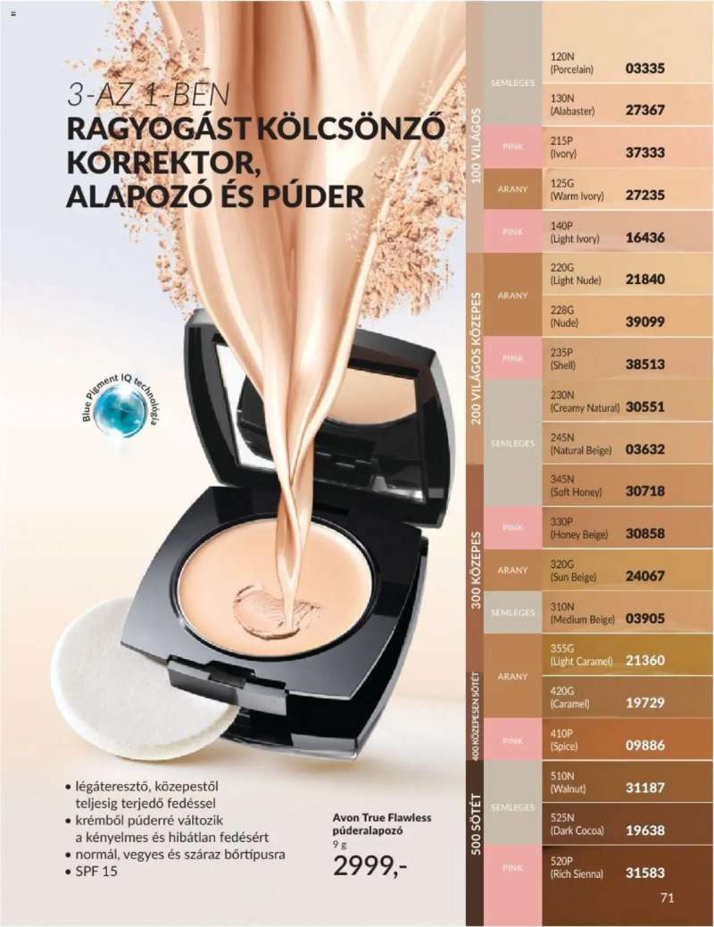 Avon Decemberi katalógus 69 oldal