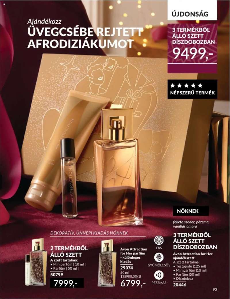 Avon Decemberi katalógus 90 oldal