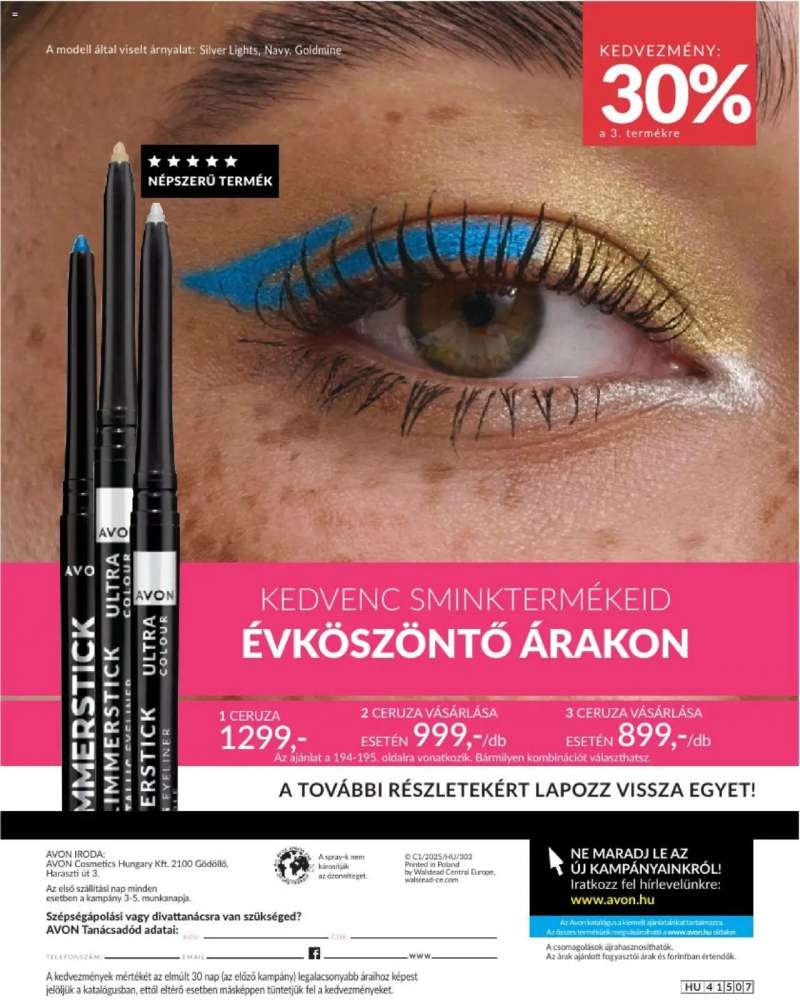 Avon Januári katalógus 196 oldal