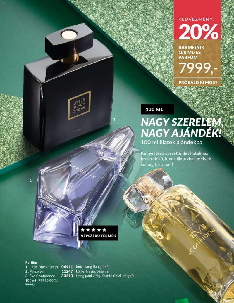 Avon AVON online katalógus 2025 novemberi 107 oldal