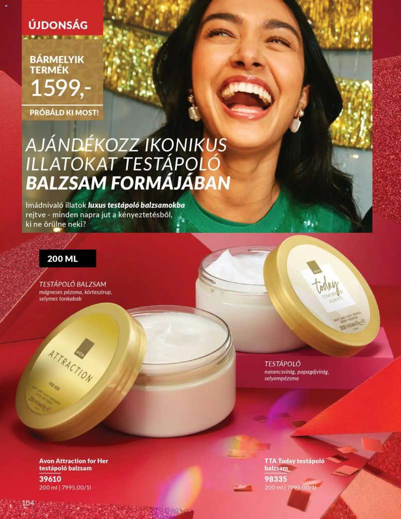Avon AVON online katalógus 2025 novemberi 110 oldal