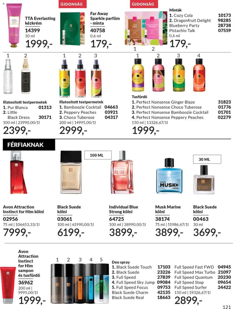 Avon AVON online katalógus 2025 novemberi 127 oldal