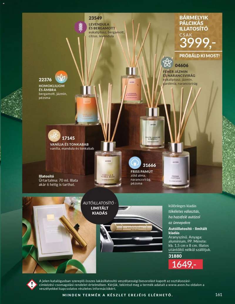 Avon AVON online katalógus 2025 novemberi 167 oldal
