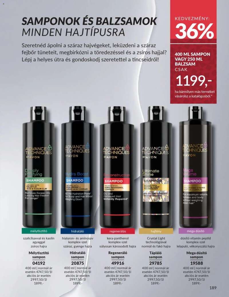 Avon AVON online katalógus 2025 novemberi 195 oldal