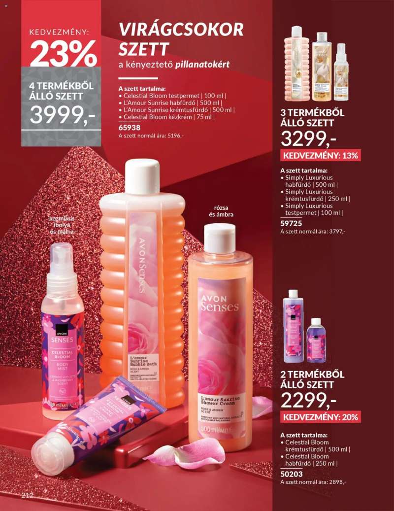 Avon AVON online katalógus 2025 novemberi 218 oldal