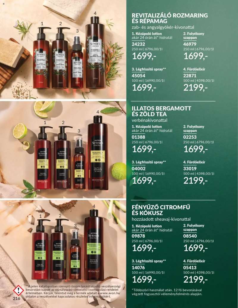 Avon AVON online katalógus 2025 novemberi 222 oldal