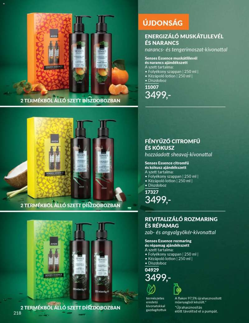 Avon AVON online katalógus 2025 novemberi 224 oldal
