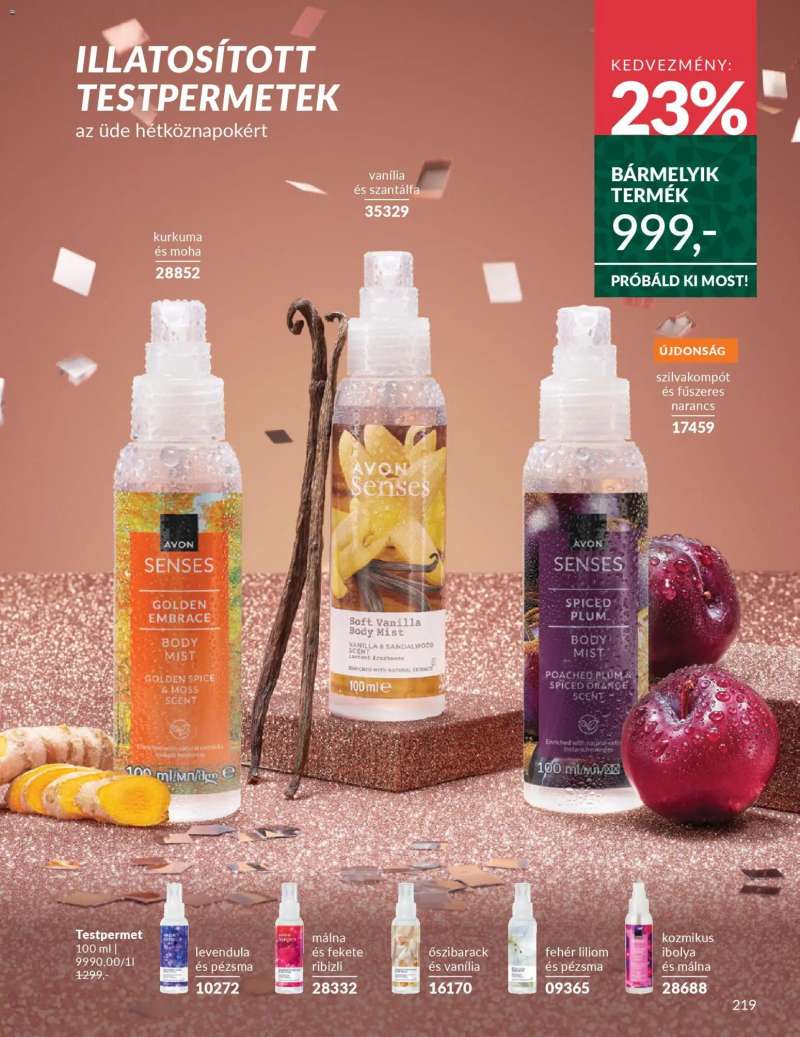 Avon AVON online katalógus 2025 novemberi 225 oldal